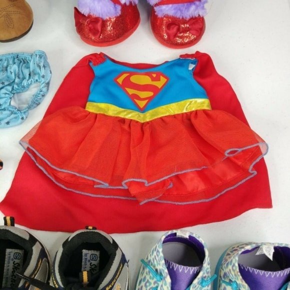 Build A Bear Bundle 2 Bears Plus Shoes, Outfits And Accessories - Picture 6 of 9